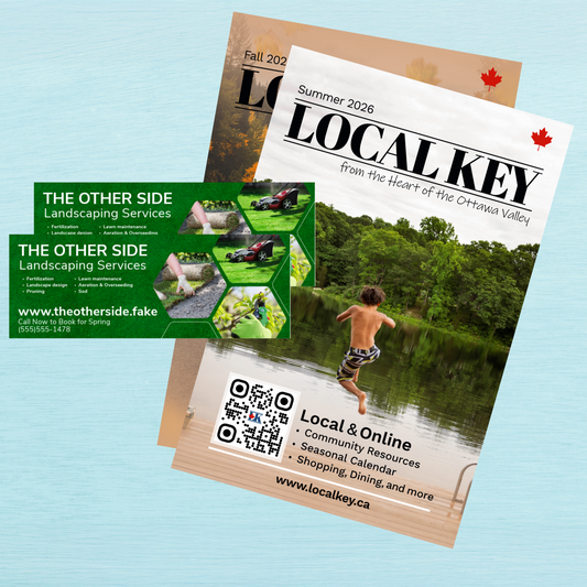 Quarter Page Landscape Summer & Fall Advertising Bundle - 10% Off