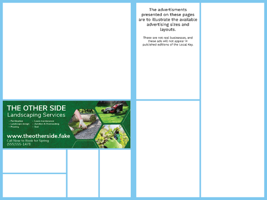 Quarter Page Ad Landscape - Summer 2026