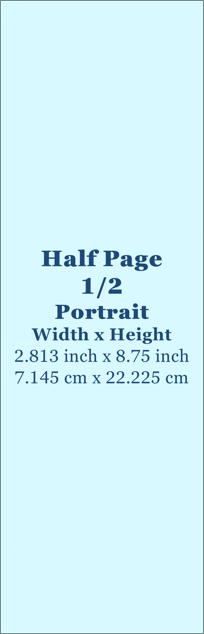 Half Page Ad Portrait - Fall 2026