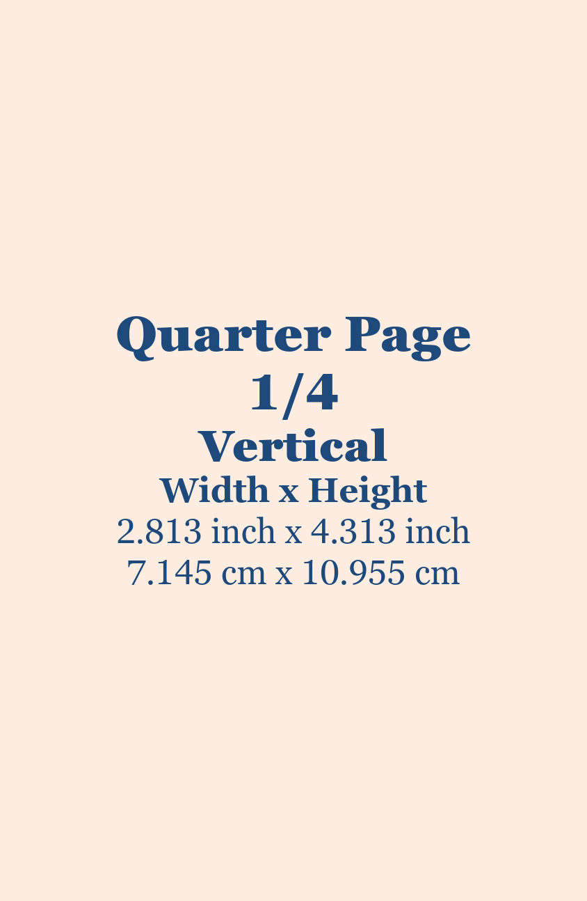 Quarter Page Ad Vertical