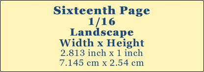 Sixteenth Page Landscape Summer & Fall Advertising Bundle - 10% Off